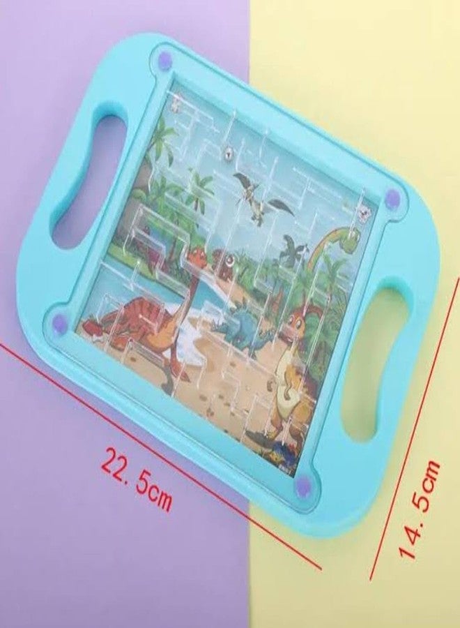 FULLFILLS Plastic with Glass covrer Labyrinth Game Ball in Maze Puzzle and Brain Teaser Hand and Eye Coordination Brain Game Kids and Adults 1 pc - Image 4
